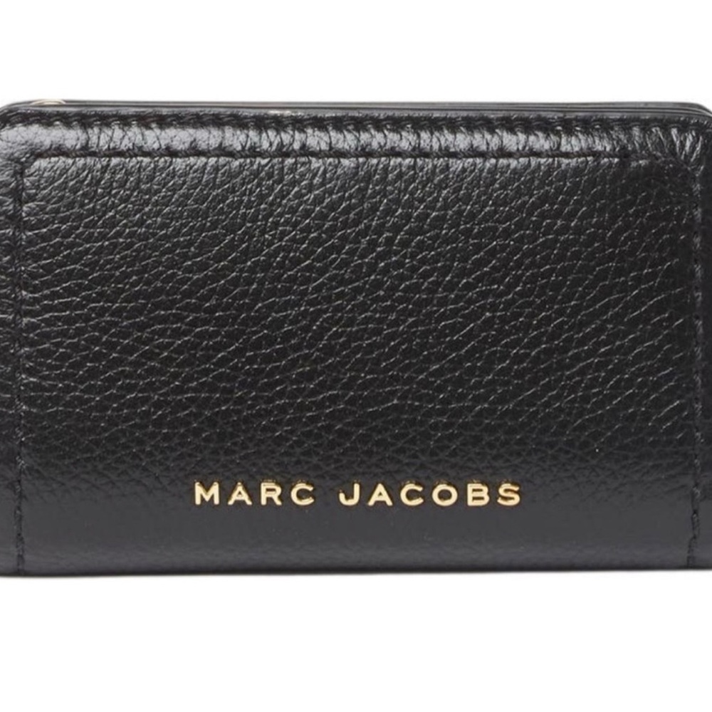 Marc Jacobs Black Leather Card Holder